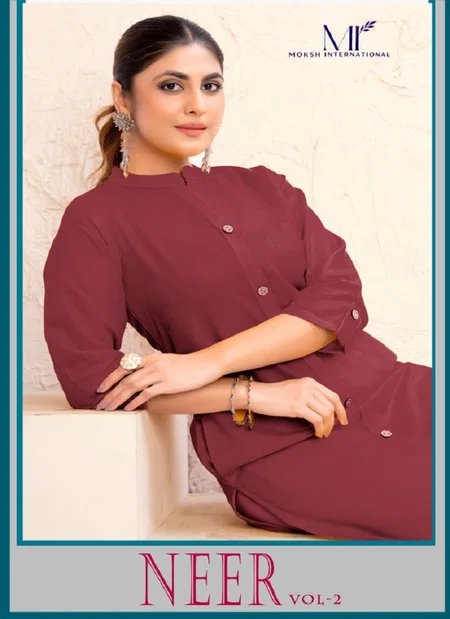 Neer Vol 2 By Moksh Cotton Kurti With Pocket Wholesale Price In Surat